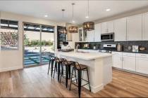 The Cobalt Plan One model home in Skye Canyon is fully furnished, landscaped and ready for move ...