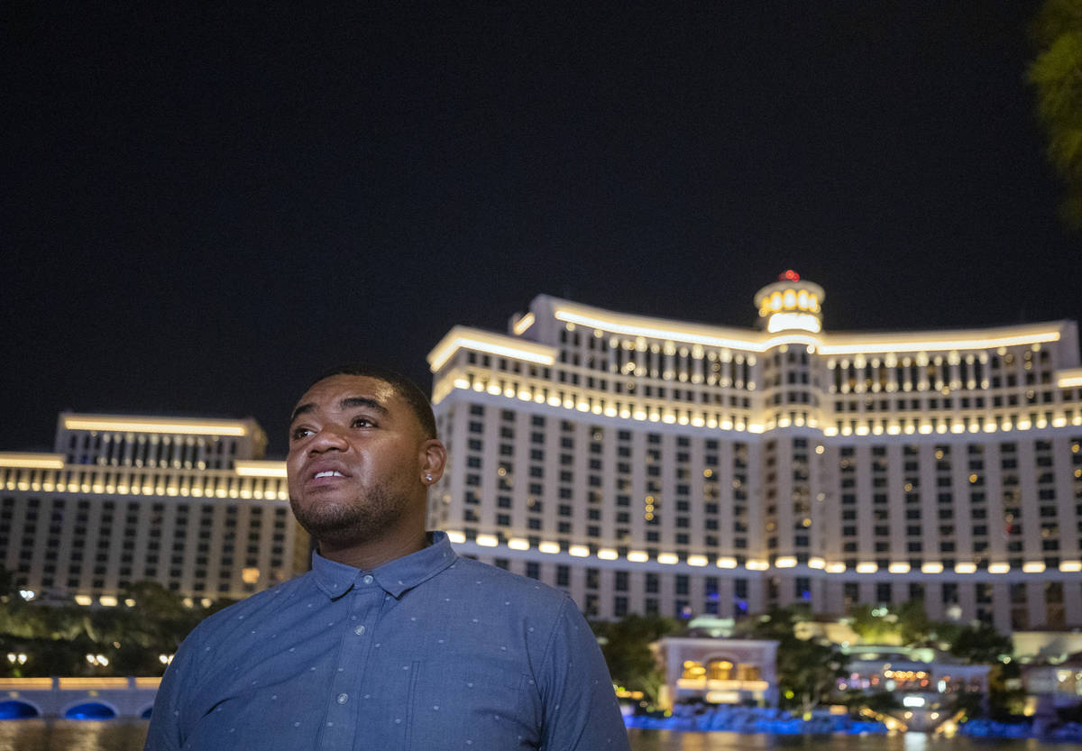 Tourist from Greensboro, N.C., Freddie McKinney, discusses his knowledge of recent violence on ...