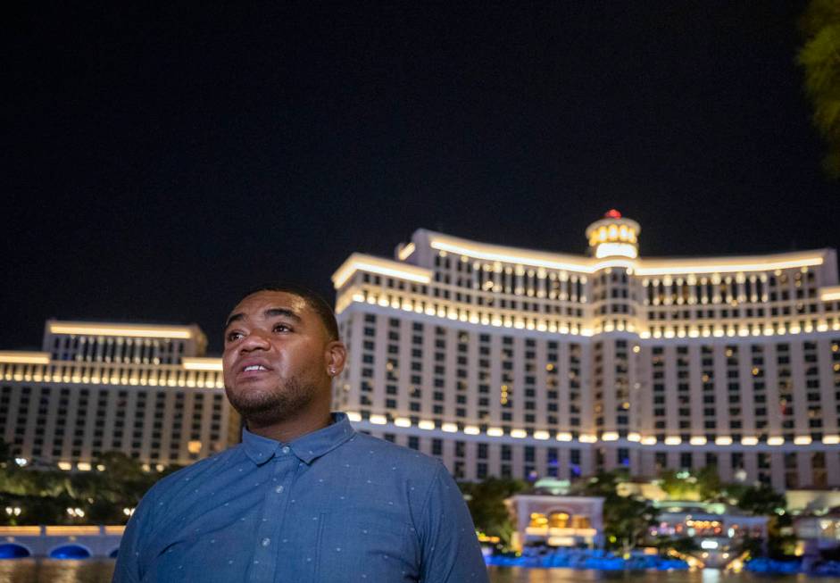 Tourist from Greensboro, N.C., Freddie McKinney, discusses his knowledge of recent violence on ...