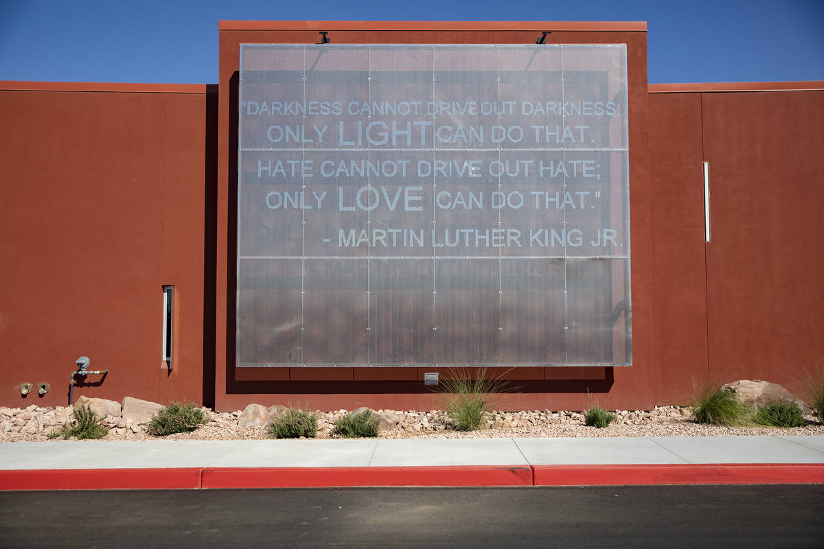 The newly expanded and renovated Martin Luther King Jr. Senior Center in North Las Vegas, Monda ...