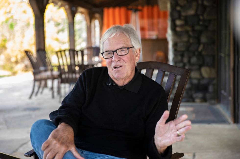 Golden Knights owner Bill Foley at Rock Creek Cattle Company on Friday, Oct. 9, 2020, in Deer L ...