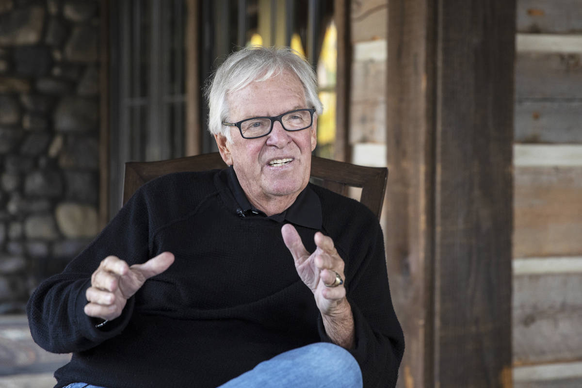 Golden Knights owner Bill Foley at Rock Creek Cattle Company on Friday, Oct. 9, 2020, in Deer L ...