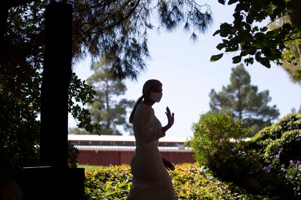 Ivanka Trump walks on stage before a conversation with former White House deputy press secretar ...