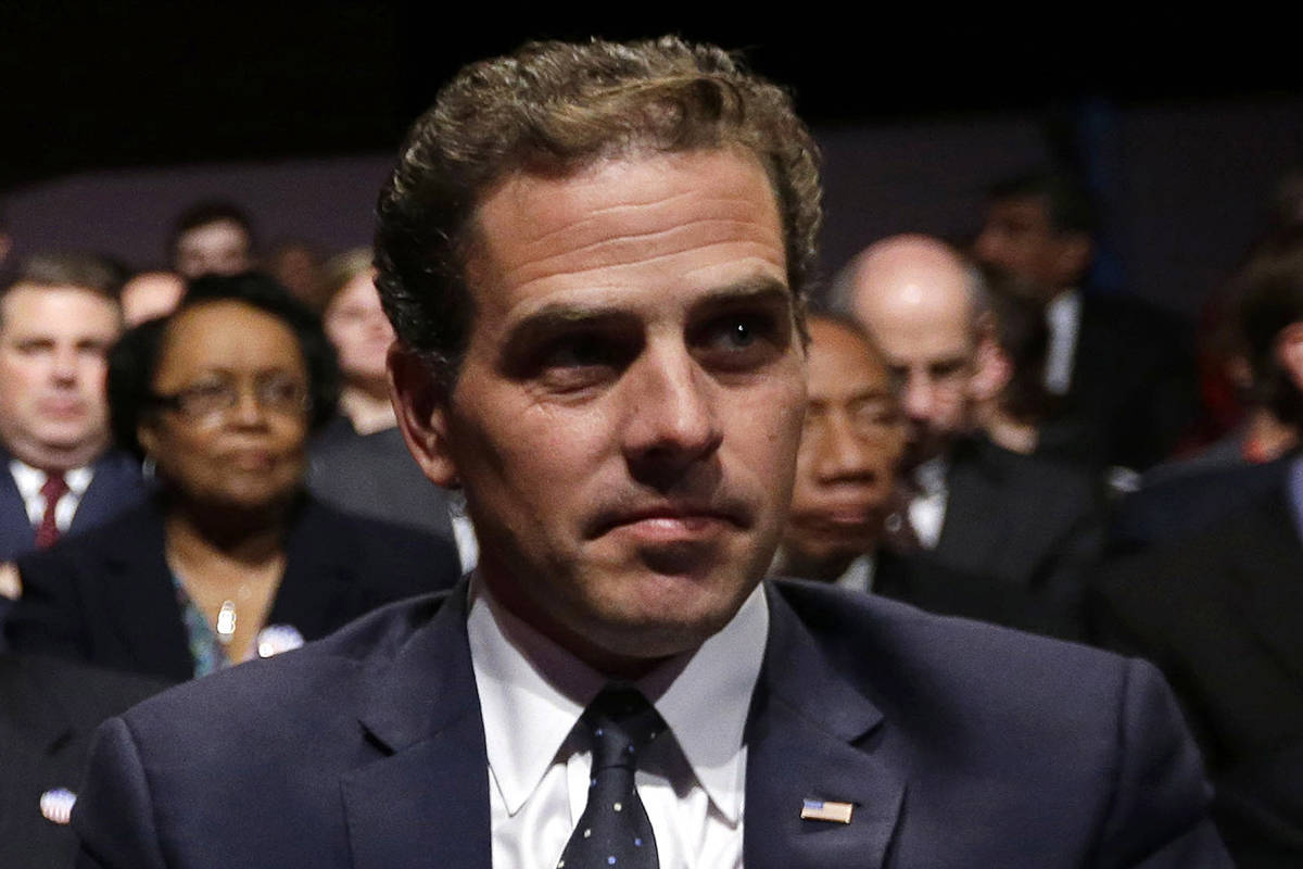 FILE - In this Oct. 11, 2012, file photo, Hunter Biden waits for the start of the his father's, ...