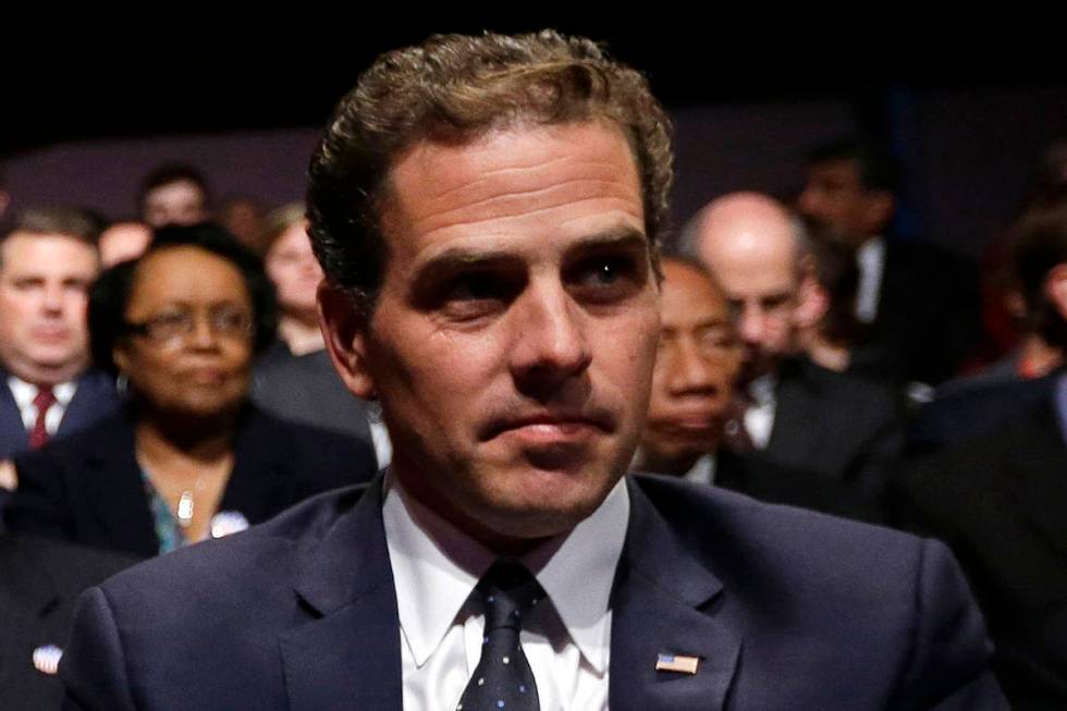 FILE - In this Oct. 11, 2012, file photo, Hunter Biden waits for the start of the his father's, ...