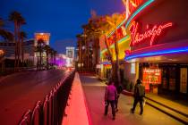 The Las Vegas Strip is largely empty after Gov. Steve Sisolak ordered a mandatory shutdown of m ...