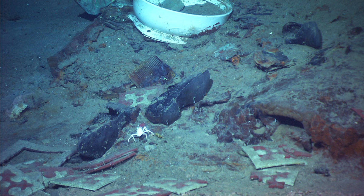 This 2004 image provided by the University of Rhode Island's Institute for Exploration and Cent ...