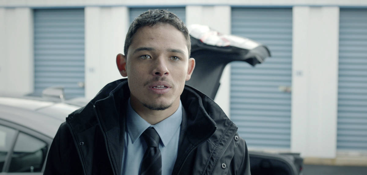 This image released by Open Road Films shows Anthony Ramos in a scene from "Honest Thief.& ...