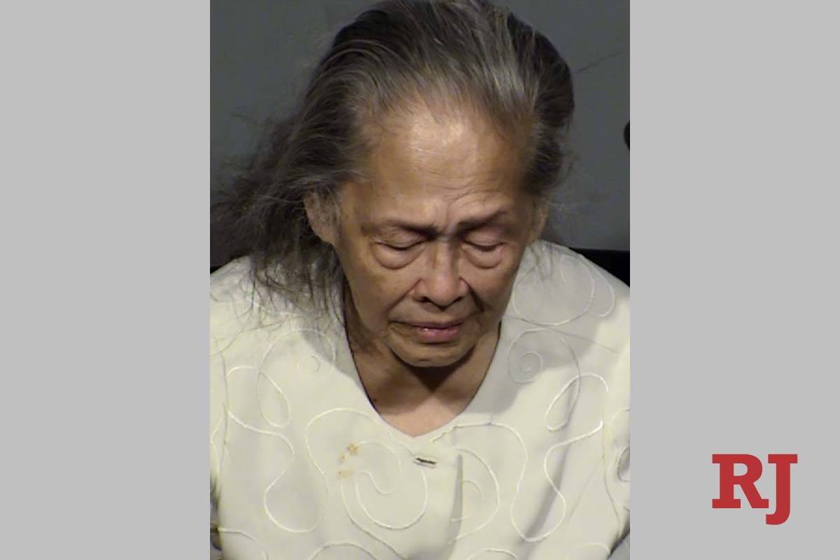 Josefina Coughlin, 86, of Las Vegas was arrested and booked into the Clark County Detention Cen ...