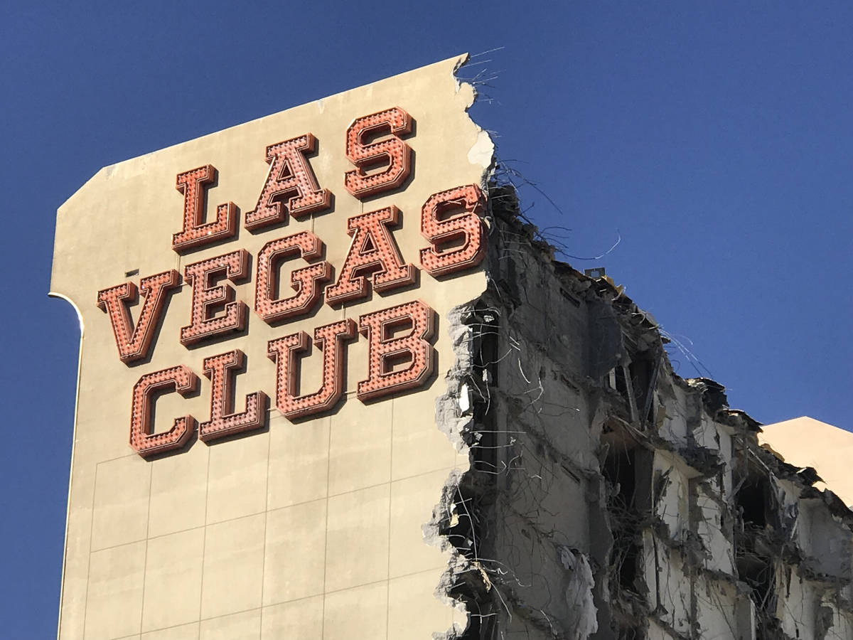 The old Las Vegas Club building is seen on Thursday Oct. 5, 2017. (David Guzman/Las Vegas Revie ...