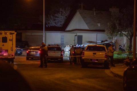 Las Vegas homicide detectives are investigating a stabbing death in the east valley Monday, Oct ...