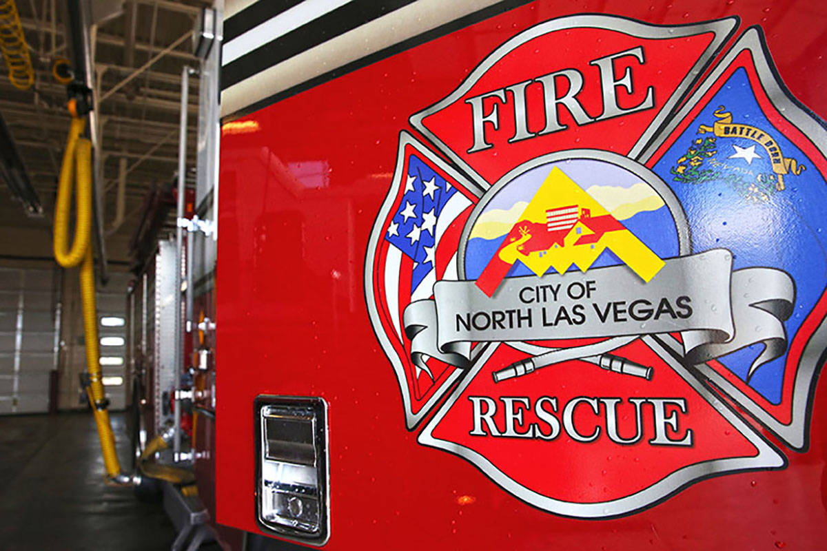 North Las Vegas Fire Department (Benjamin Hager/Las Vegas Review-Journal)