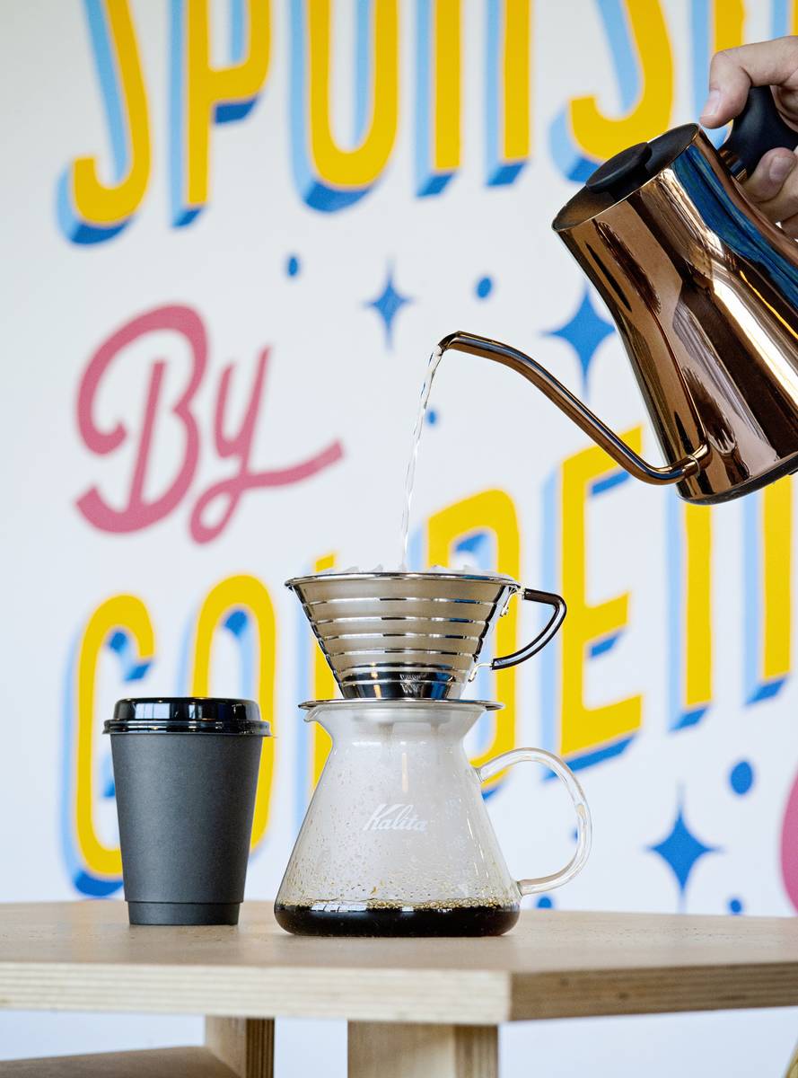 Voters can get a free cup of drip coffeee at Golden Fog Coffee this Election Day (Shannon Dorn)