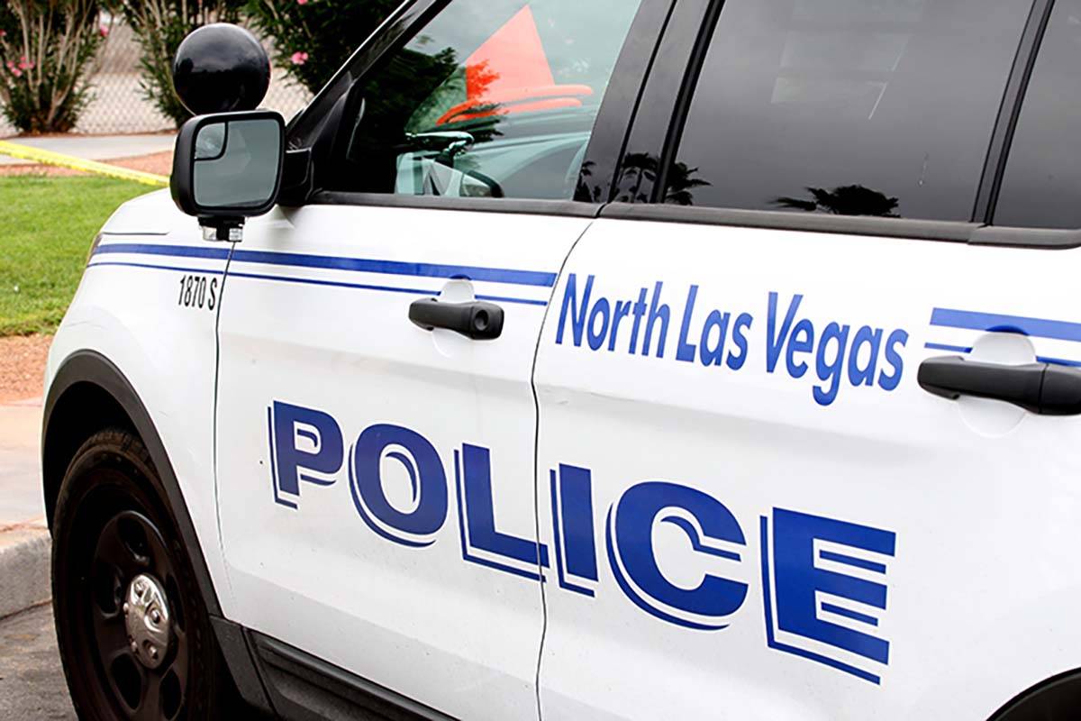 North Las Vegas police. (Michael Quine/Las Vegas Review-Journal)
