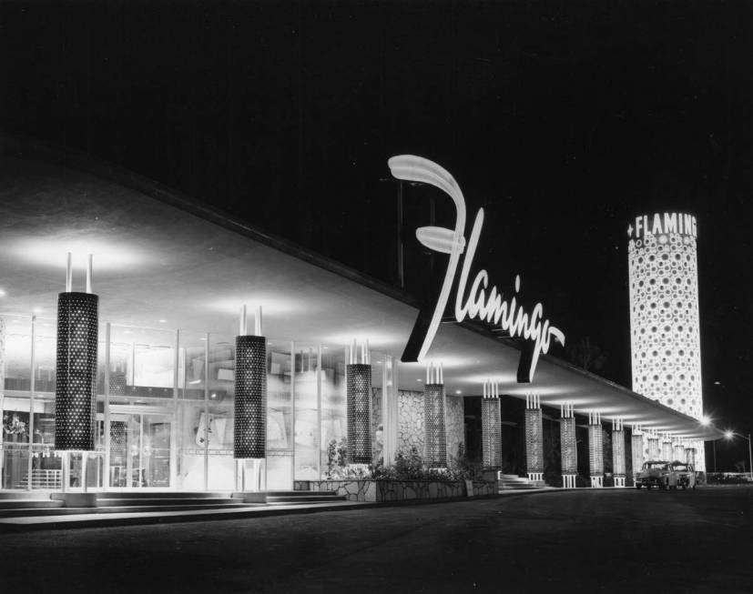 The Flamingo hotel-casino is seen in this undated file photo. (Courtesy Nevada State Museum)