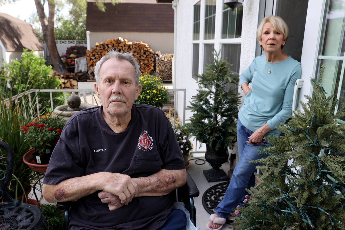 Retired Clark County fire Capt. Stanley Grismanauskas, 73, and his wife, Becky Lomprey Grismana ...