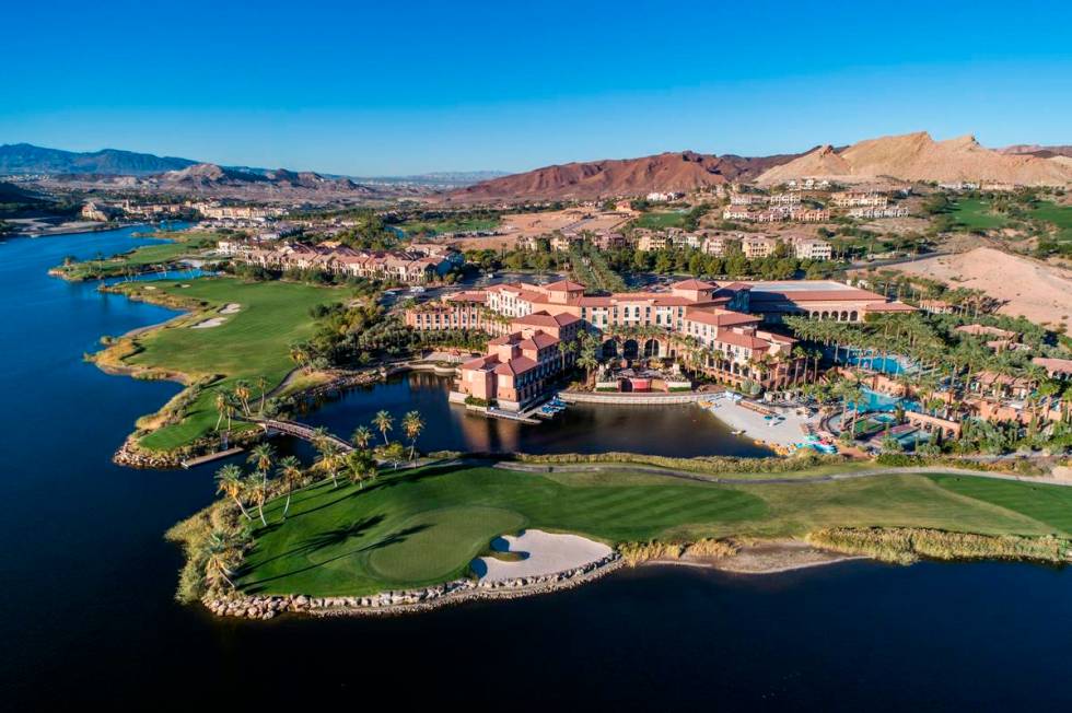 Lake Las Vegas Reflection Bay Golf Club is set on a 20-acre, man-made lake located 25 minutes e ...
