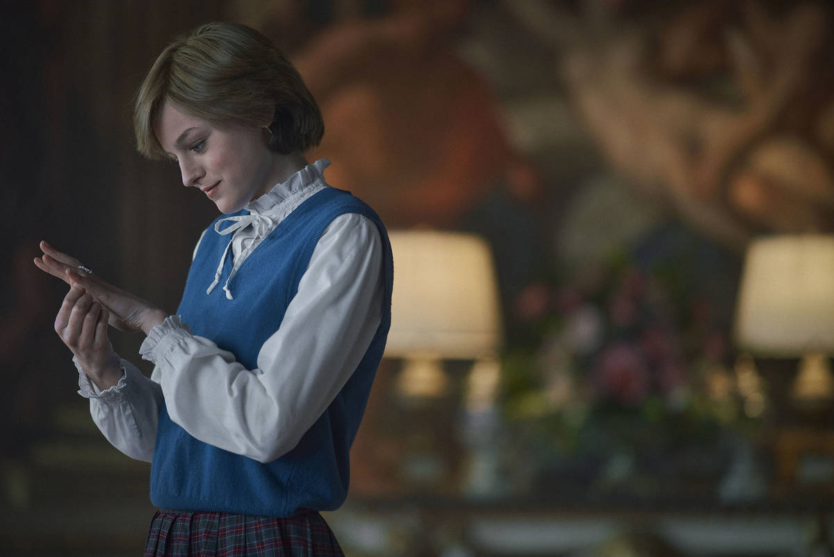 Emma Corrin stars as Princess Diana in Season 4 of Netflix's "The Crown." (Netflix)