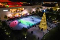 Rock Rink opens Nov. 13 at Downtown Summerlin to kick off the 2020 holiday season. New this yea ...