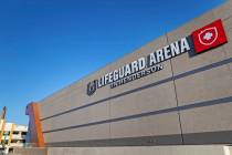 The Golden Knights' Lifeguard Arena on Monday, Oct. 26, 2020, in Henderson. (Benjamin Hager/Las ...