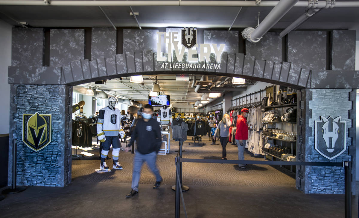 Fans are now invited to shop at The Livery team store on opening day at the Henderson Silver Kn ...