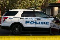 North Las Vegas police is investigating after a man was found slain and a woman then fatally sh ...