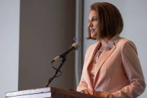 U.S. Sen. Catherine Cortez Masto, D-Nev., discuses her hopes for sustainable energy at the Th ...