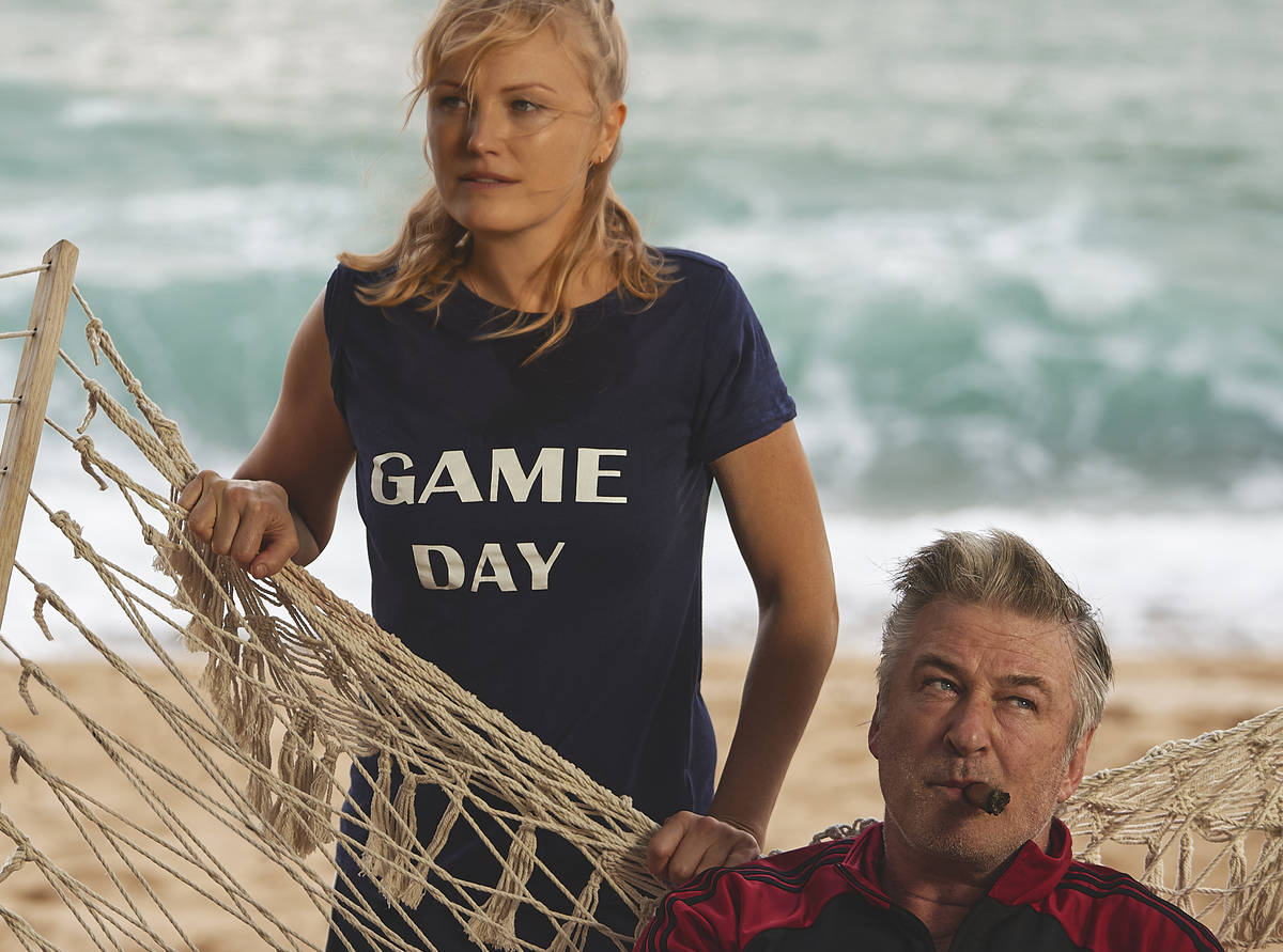Malin Akerman and Alec Baldwin star in "Chick Fight." (Quiver Distribution)