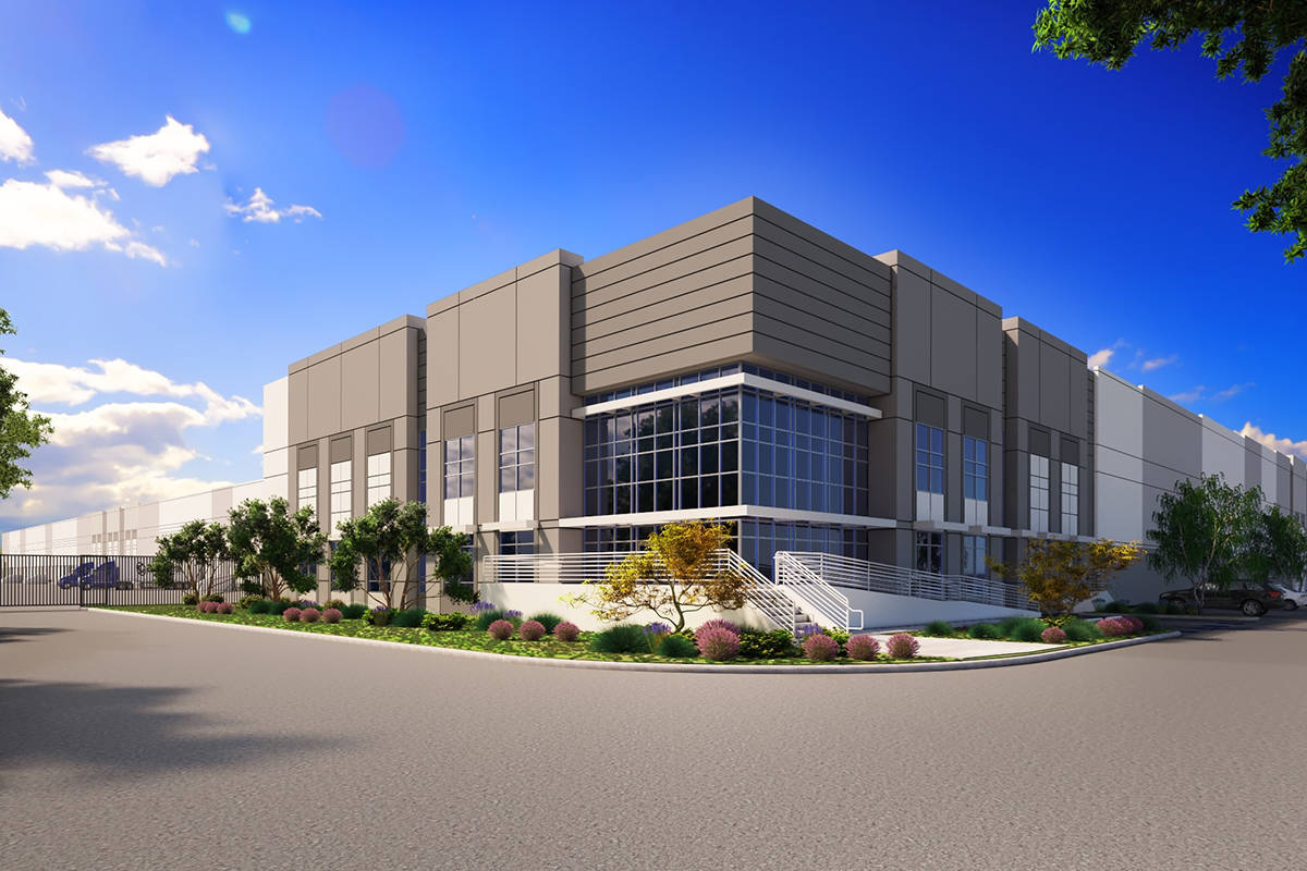 A drawing of e-commerce firm Whitebox's newly leased industrial facility in North Las Vegas. (C ...