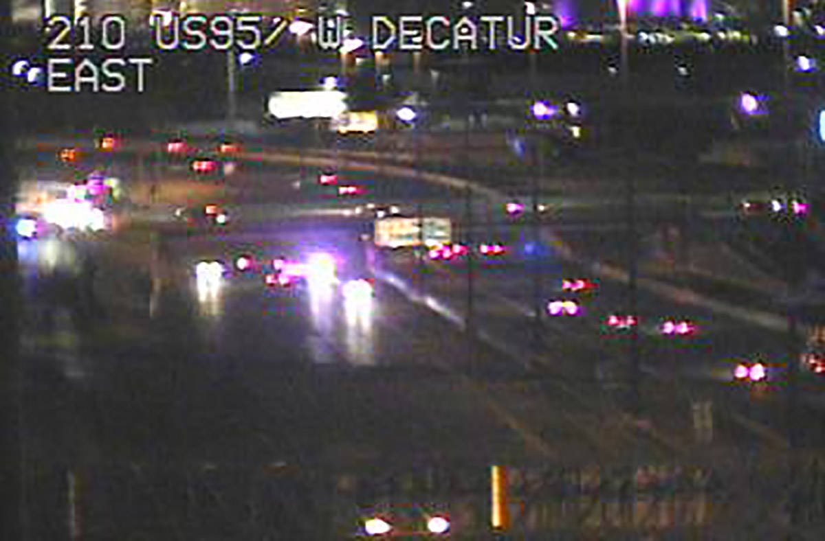 Law enforcement is investigating a fatal crash at U.S. 95 and Decatur Boulevard early Tuesday, ...