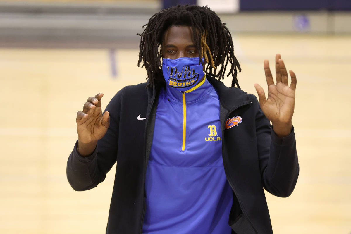 Will McClendon participates during a Signing Day ceremony at Bishop Gorman High School in Las V ...