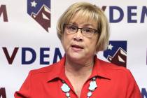 Former Nevada State Democratic Party Chair Roberta Lange, seen in a 2016 file photo. (Bizuayehu ...