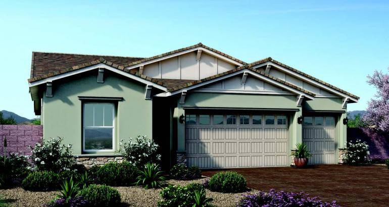 The Concord neighborhood by Toll Brothers offers two homes with three-car garages, including th ...