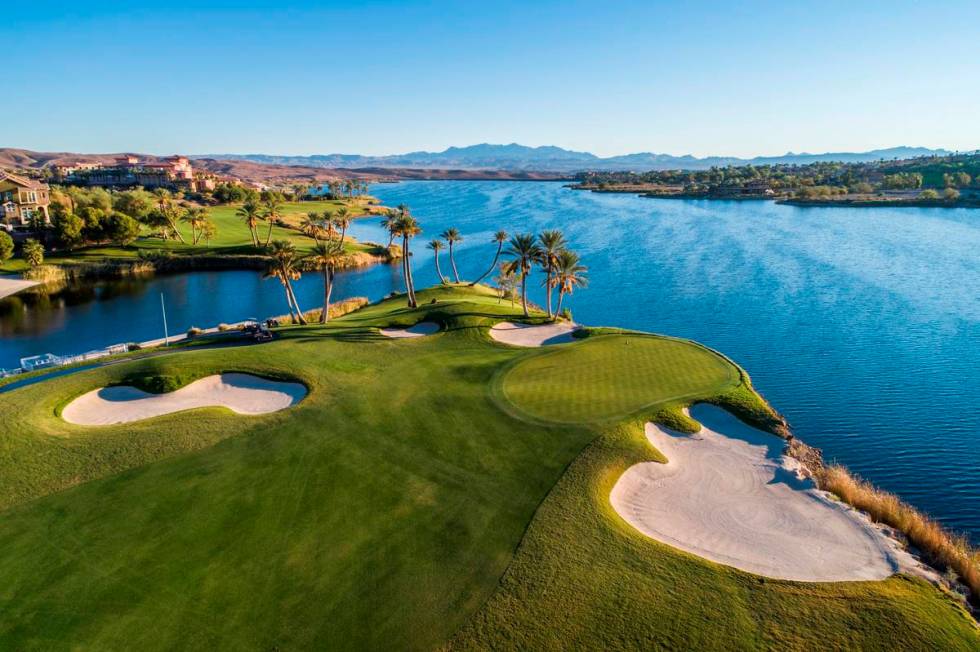 Reflection Bay Golf Club at Lake Las Vegas is one of the many amenities of the Henderson master ...