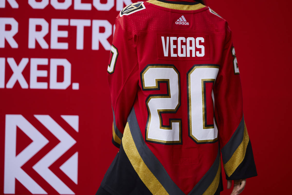 The Vegas Golden Knights released a fourth jersey design on Monday, Nov. 16, 2020. (adidas)