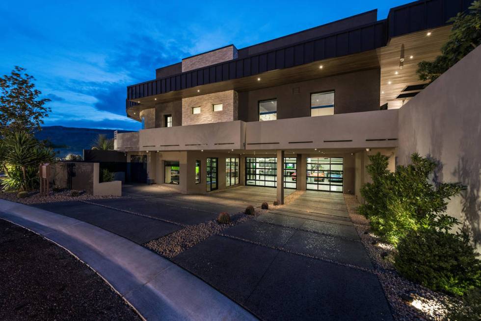 Golden Knights defenseman Alex Pietrangelo bought a mansion, seen here, in the Summerlin area o ...