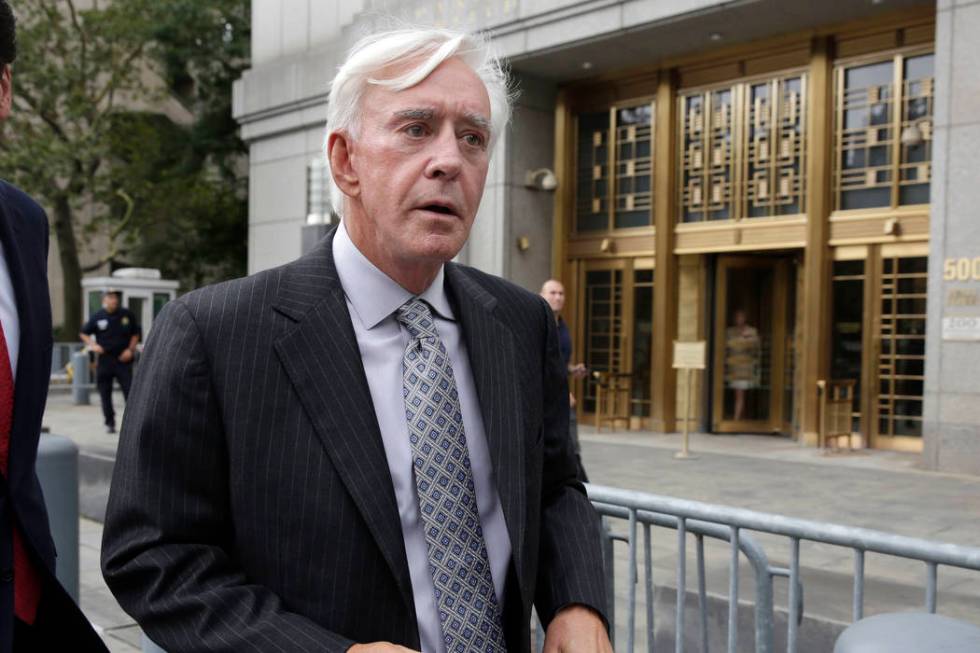 Las Vegas gambler William "Billy" Walters leaves Manhattan federal court in New York on July 27 ...