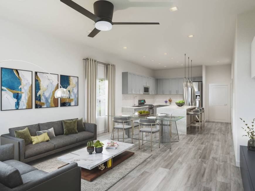 Edward Homes Nevada has introduced Thrive, a new collection of town homes. (Edward Homes Nevada)