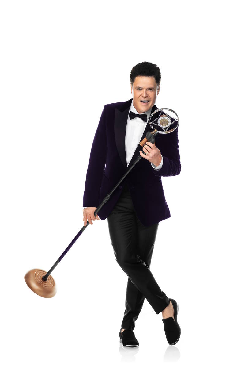 Donny Osmond, shown in a publicity photo, return to the strip in "Donny!" opening Aug. 31 at Ha ...