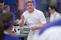 Host/chef Gordon Ramsay in an episode of Hell's Kitchen. (FOX)
