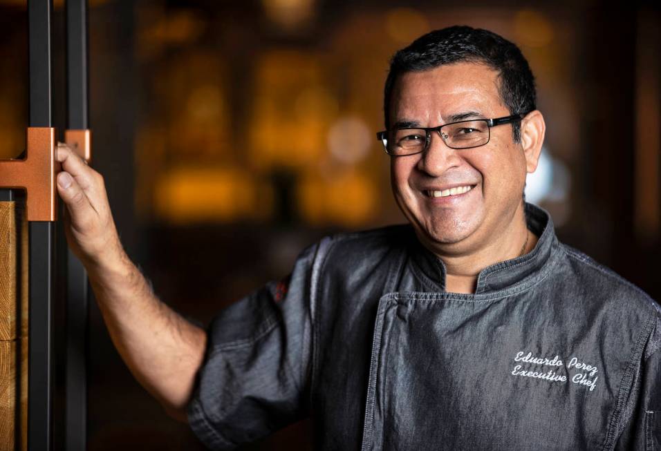 Chef Eduardo Perez at Matteo's Ristorante Italiano on Wednesday, Nov. 11, 2020, at The Venetian ...