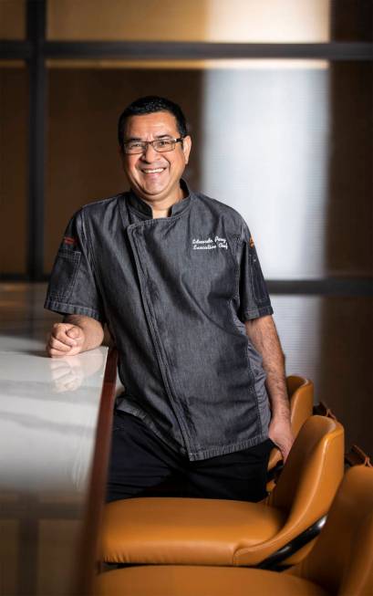 Chef Eduardo Perez at Matteo's Ristorante Italiano on Wednesday, Nov. 11, 2020, at The Venetian ...