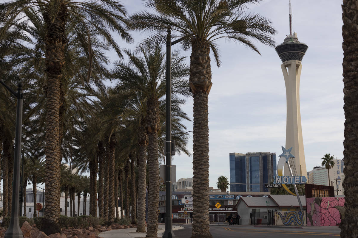The Las Vegas high temperature is expected to be about 60 on Thursday, Nov. 26, 2020, according ...
