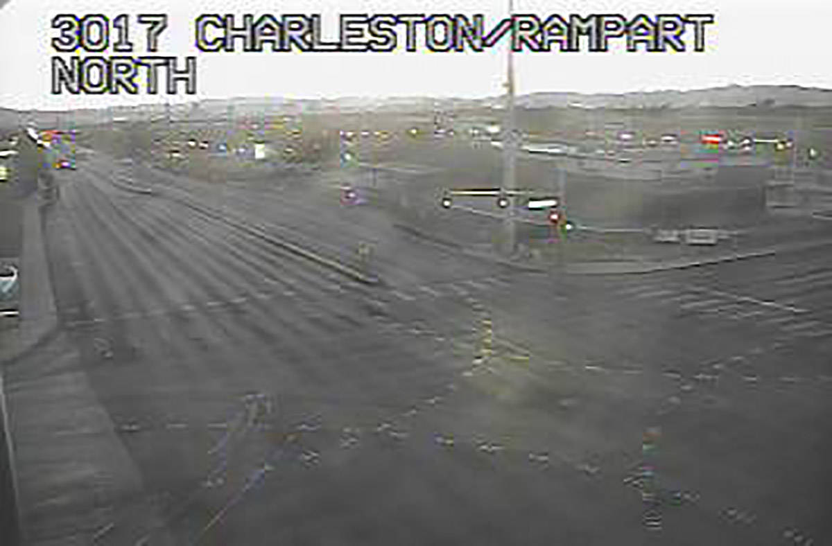 The West Charleston and Rampart/Fort Apache intersection remains closed as of 6:10 a.m. Tuesday ...