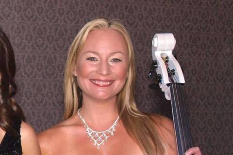 Rachael Brown of Bella Electric Strings, seen in 2013. (Las Vegas Review-Journal)