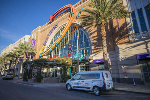 The Las Vegas Philharmonic's Music Van at the Discovery Children's Museum. Among the programs t ...