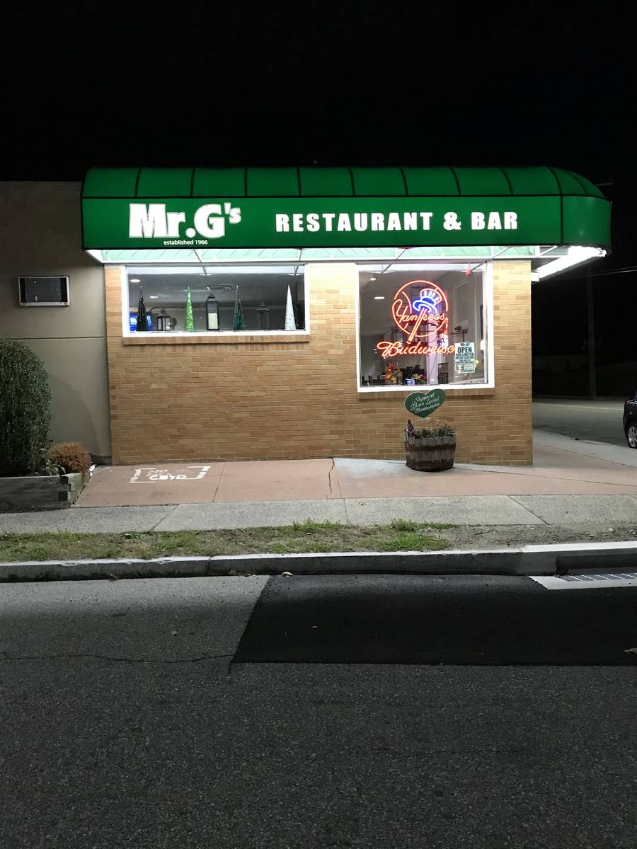 Mr. G’s Restaurant and Bar in New London. A working-class diner that sells grinders, gyros an ...