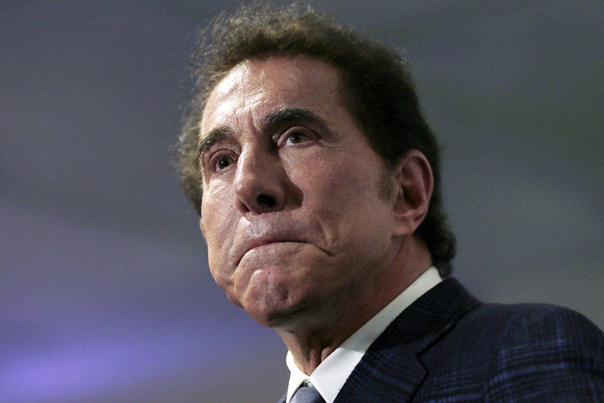 In this March 15, 2018 file photo, casino mogul Steve Wynn is seen during a news conference in ...