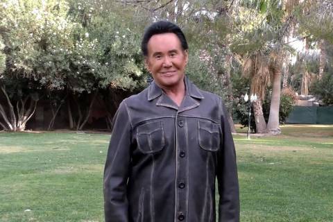 Wayne Newton is shown in a screen grab in a Las Vegas Events vidoe promoting the return of the ...