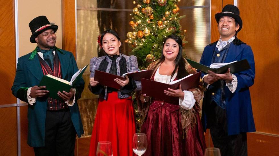 Carolers at Lawry's the Prime Rib. (Lawry's)